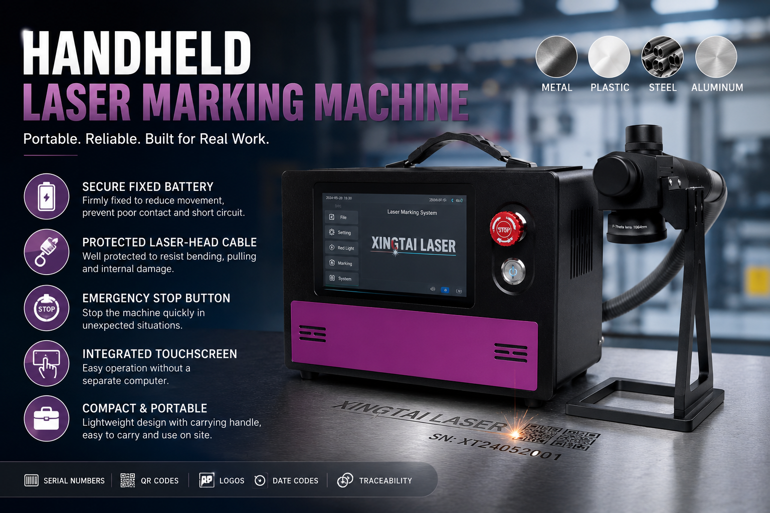 A Handheld Laser Marking Machine Built for Real On-Site Work