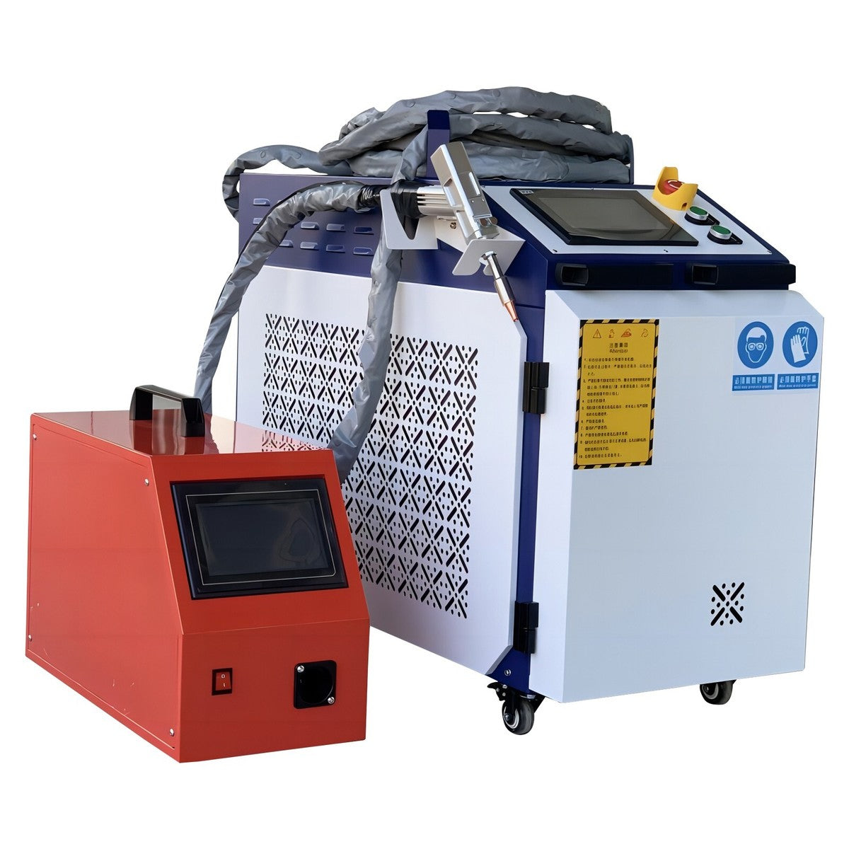 Does continuous laser welding 4-in-1 machine require gas ?