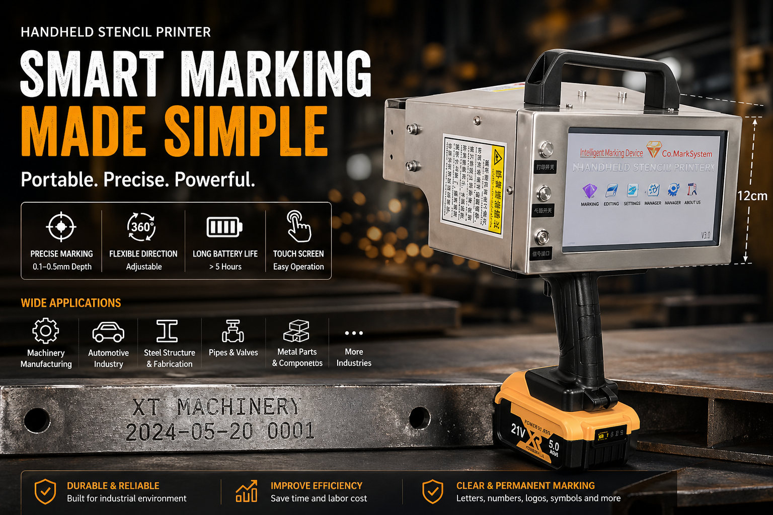 A Simple but Effective Way to Mark Metal Parts in Daily Production