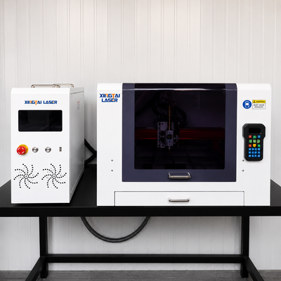 XT-4040 2-in-1 Fiber Laser Cutting &amp; Marking Machine | Desktop Metal Laser Cutter