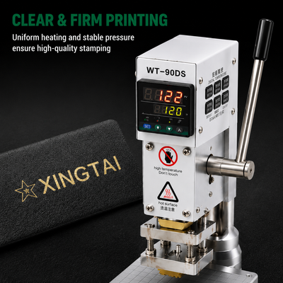 WT-90DS Digital Hot Stamping Machine – Compact & Durable Heat Press for Leather, PU, Paper, Plastic