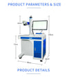 Table Fiber Laser Marking Machine （Blue）
